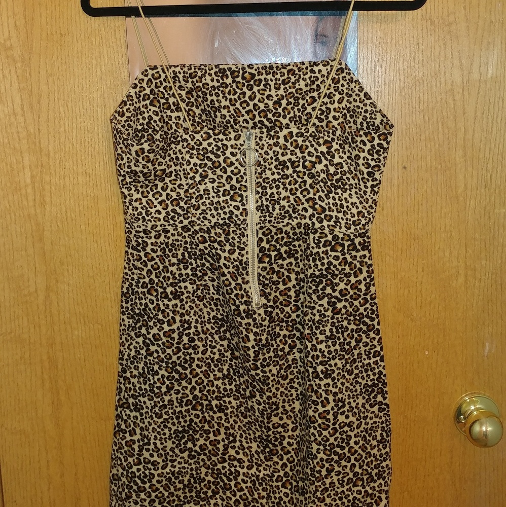 Leopard print dress
